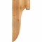 Ekena Millwork Del Monte Rough Sawn Corbel, Western Red Cedar, 6"W x 12"D x 28"H COR06X12X28DEL00RWR - alternate 2